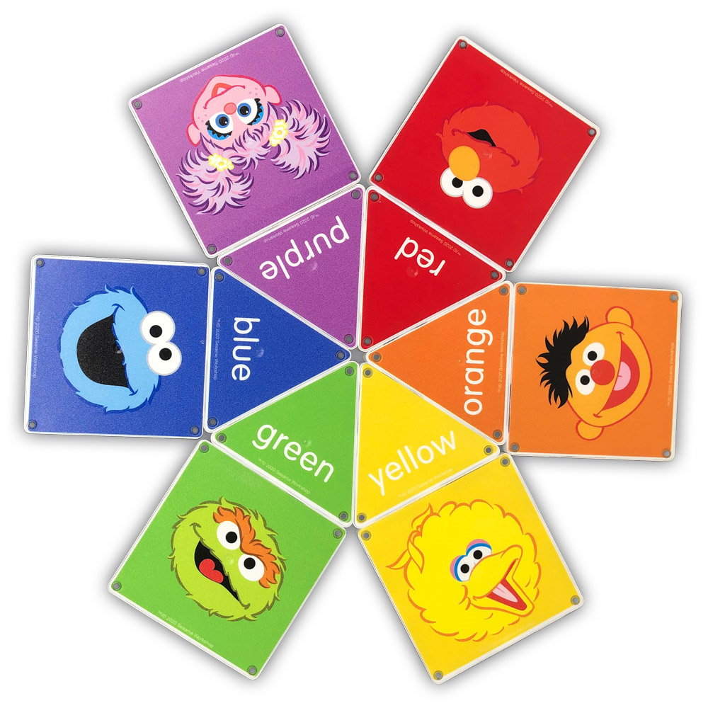 Magna-Tiles Structures, Invata culorile cu Elmo