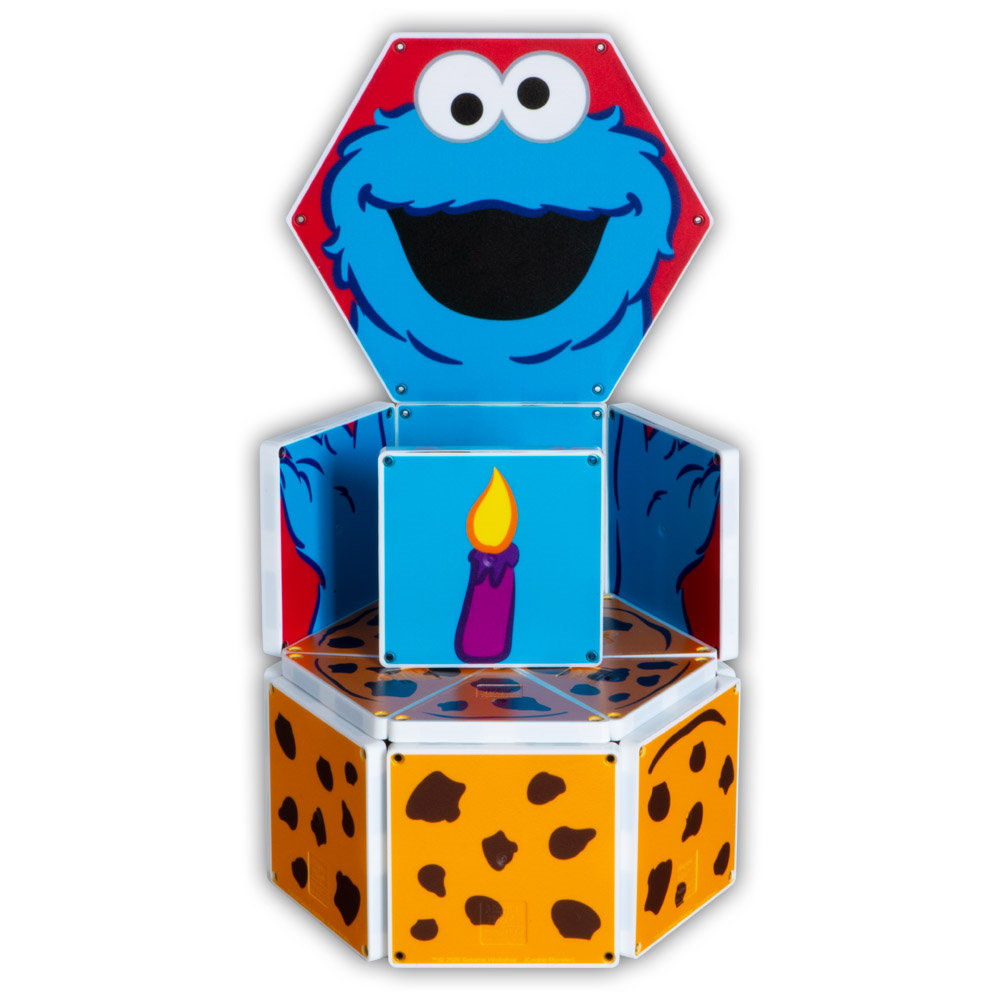 Magna-Tiles Structures, Cookie Monster, Invata formele