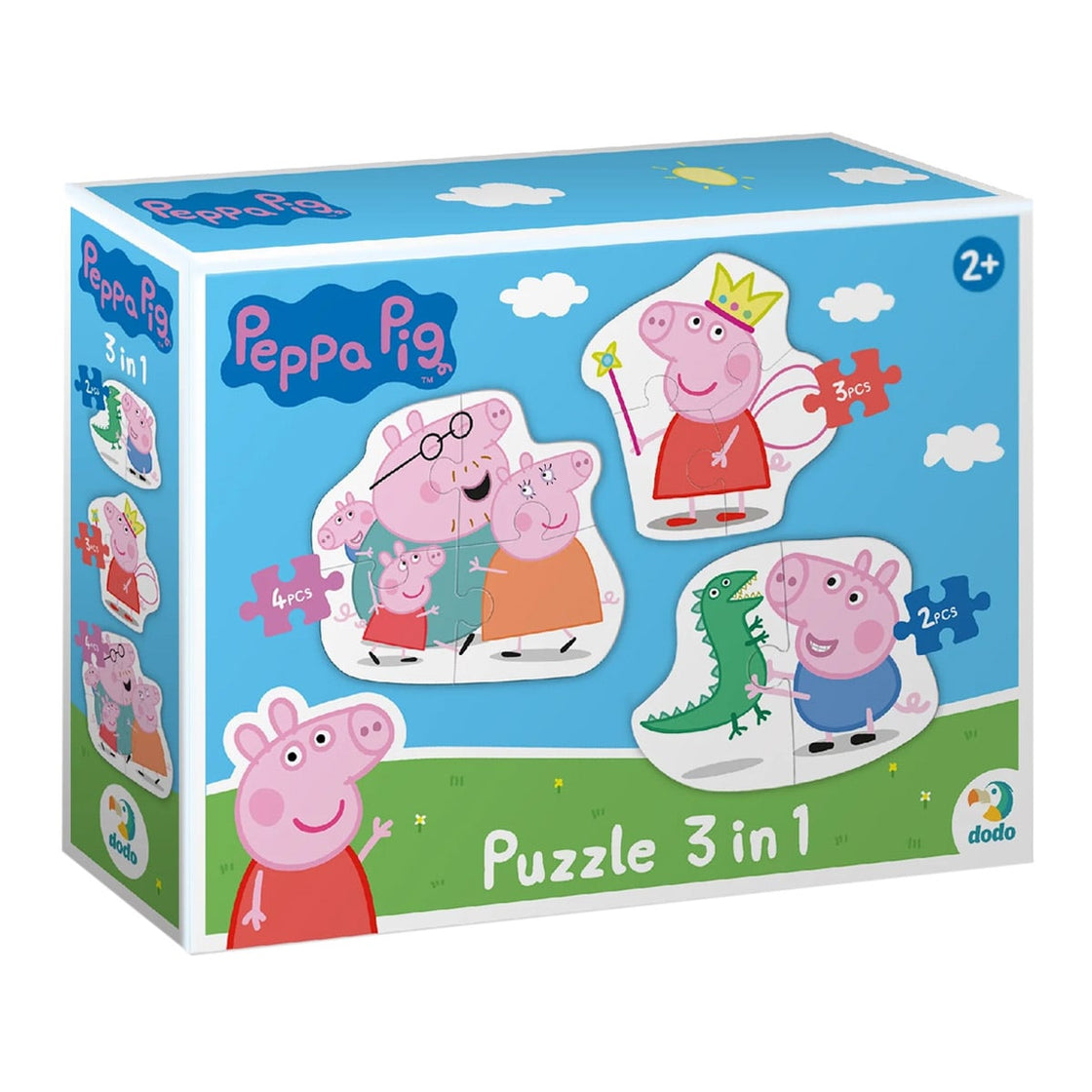 Puzzle Peppa Pig, 3 in 1