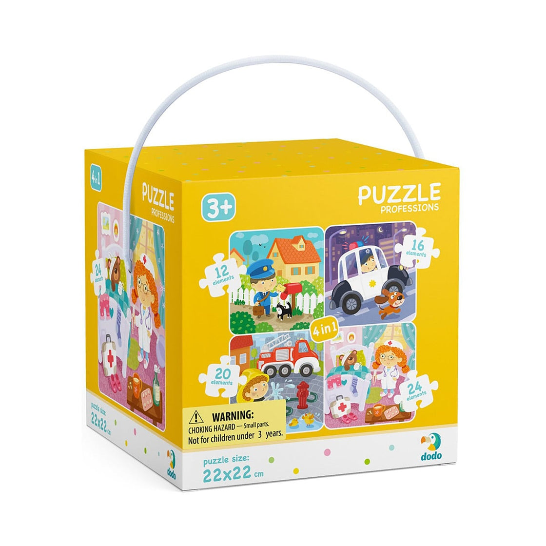 Meserii, puzzle 4 in 1