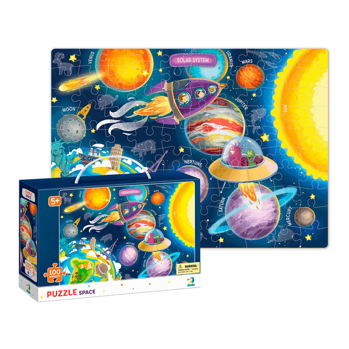 Puzzle Spatiul Cosmic, 100 piese