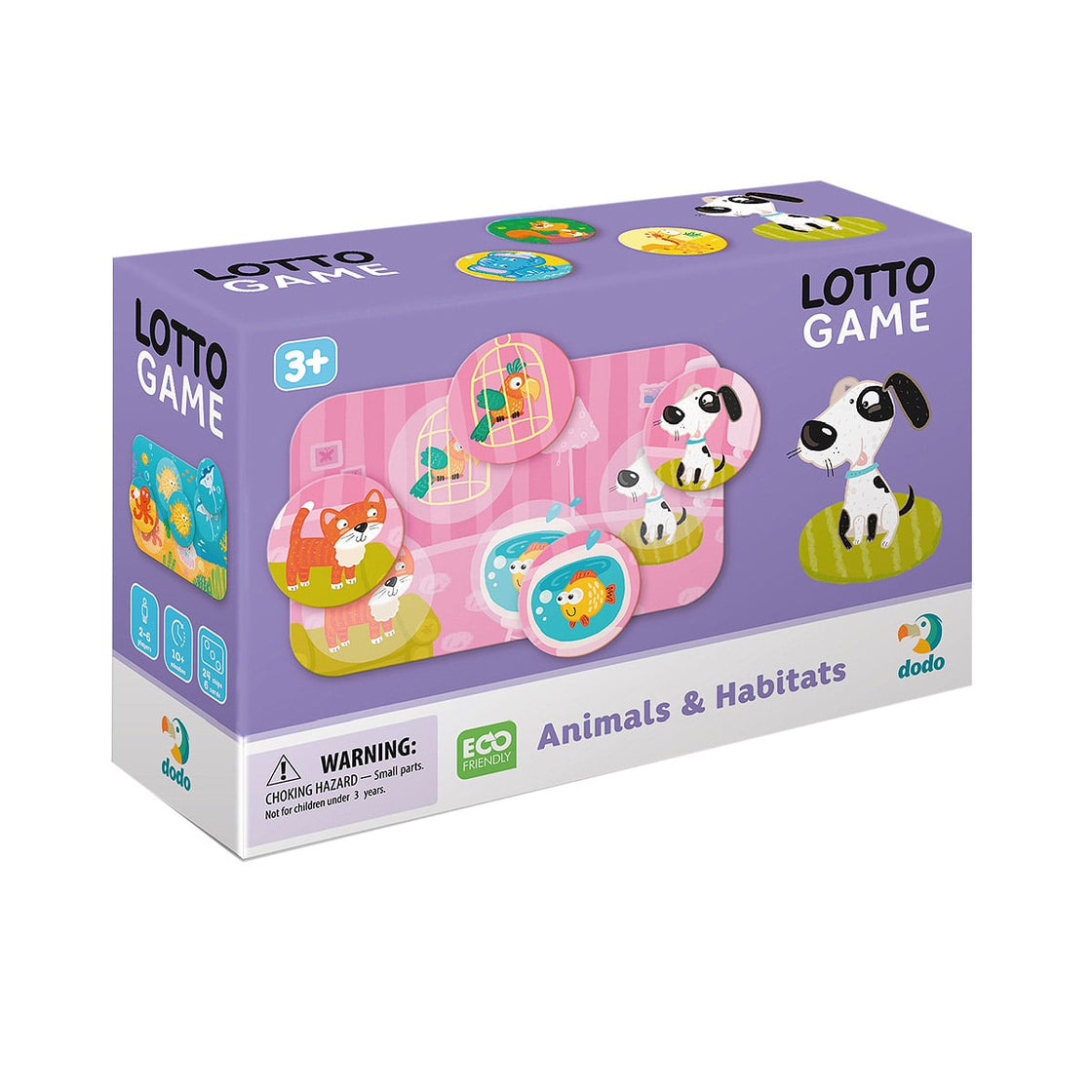 Joc Lotto, Animale si habitatele
