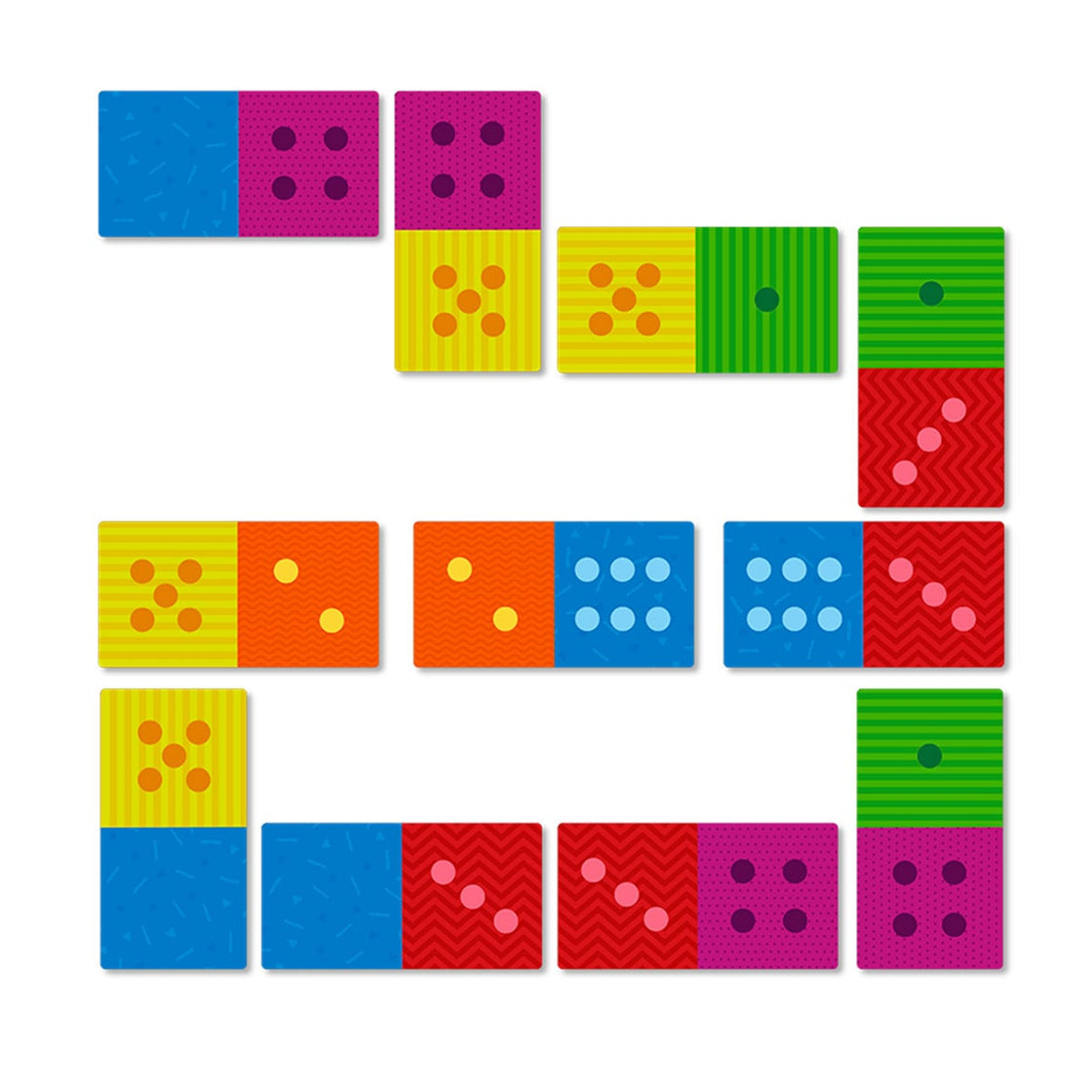 Domino clasic, 28 piese