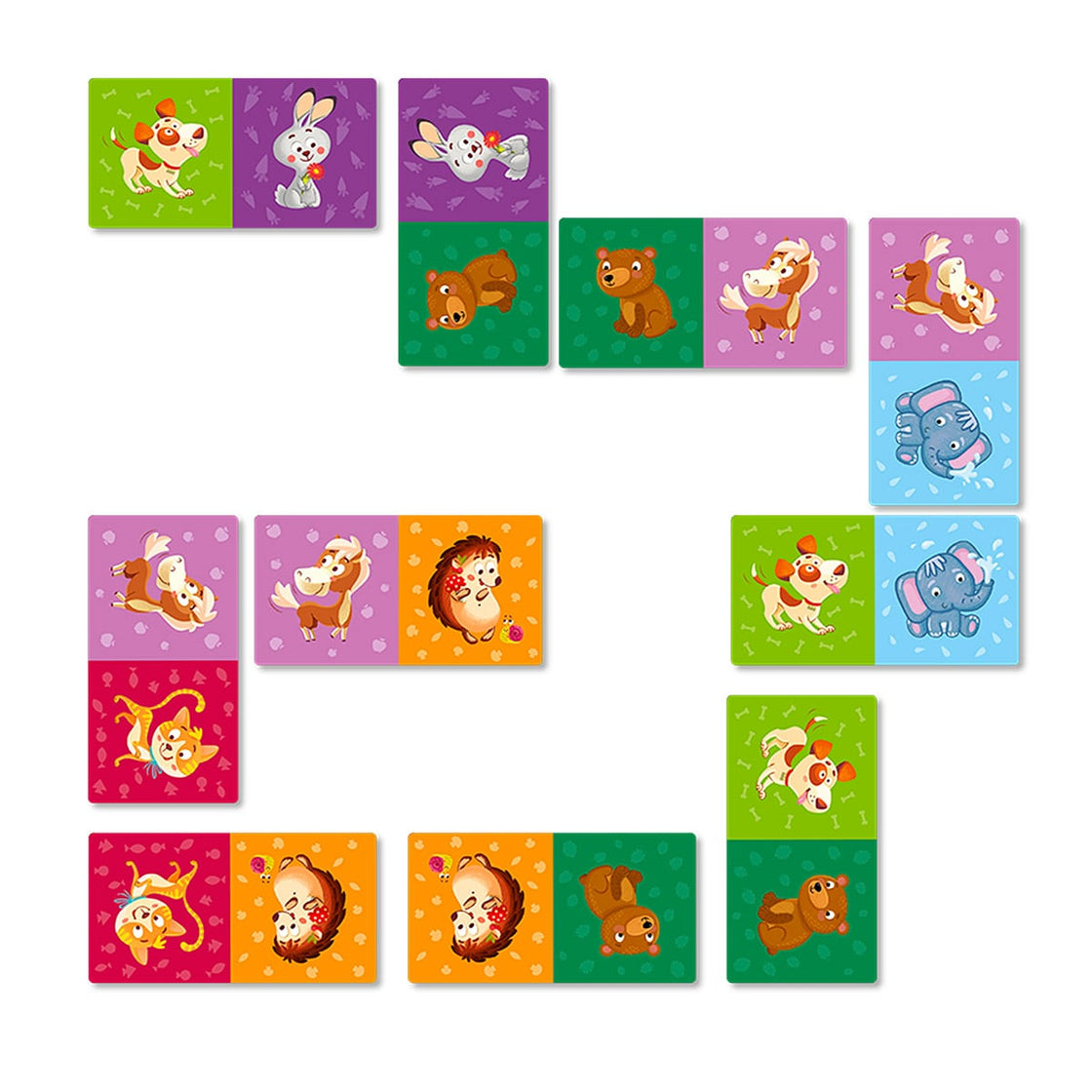 Domino Animale, 28 piese