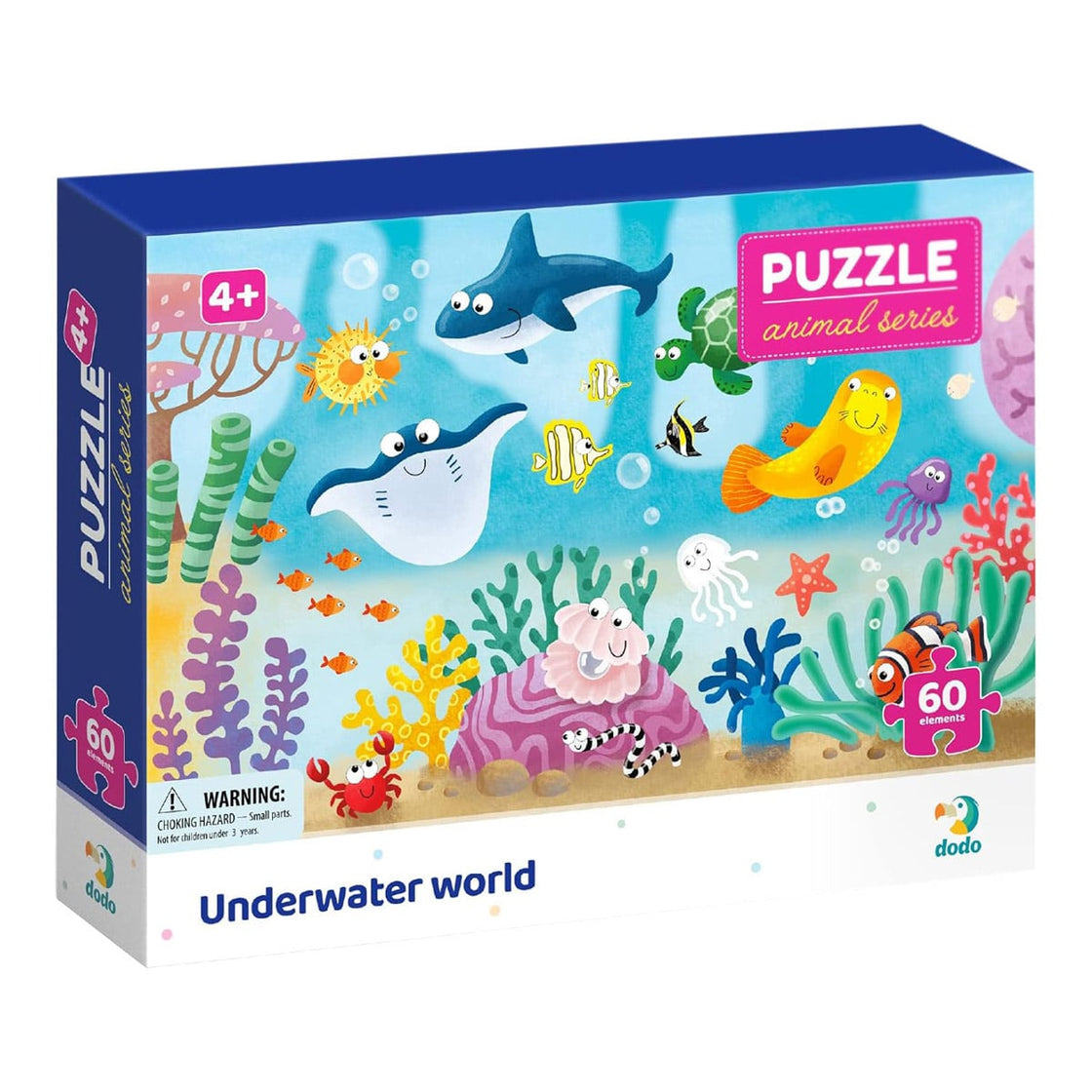 Puzzle 60 de piese, Lumea subacvatica
