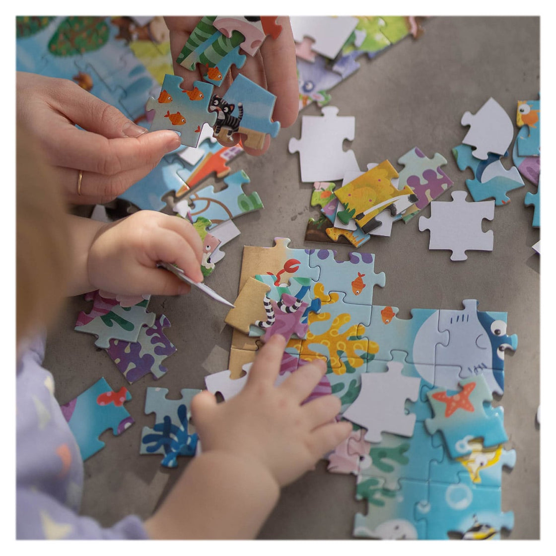 Puzzle 60 de piese, Lumea subacvatica