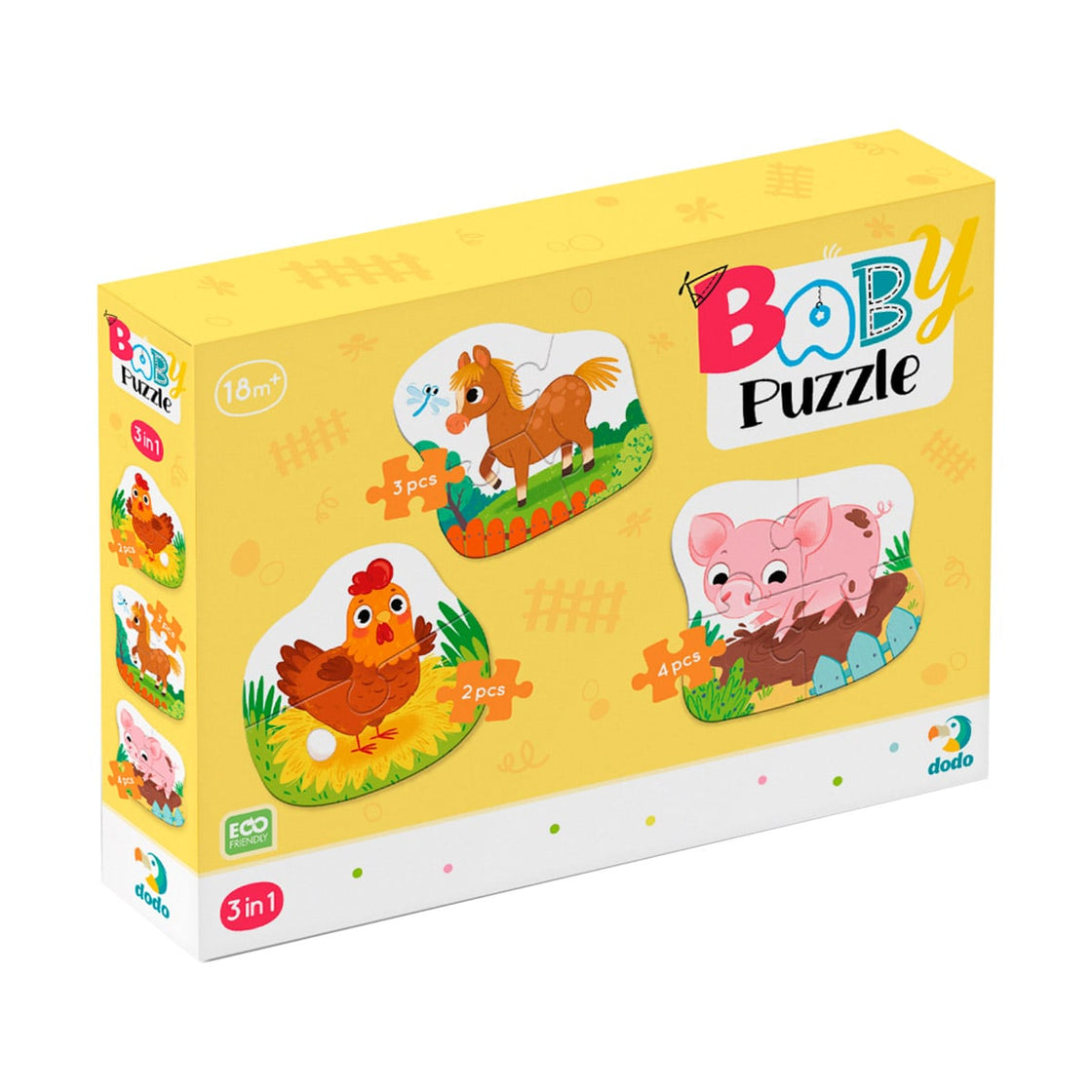 Puzzle pentru bebelusi, O zi la ferma