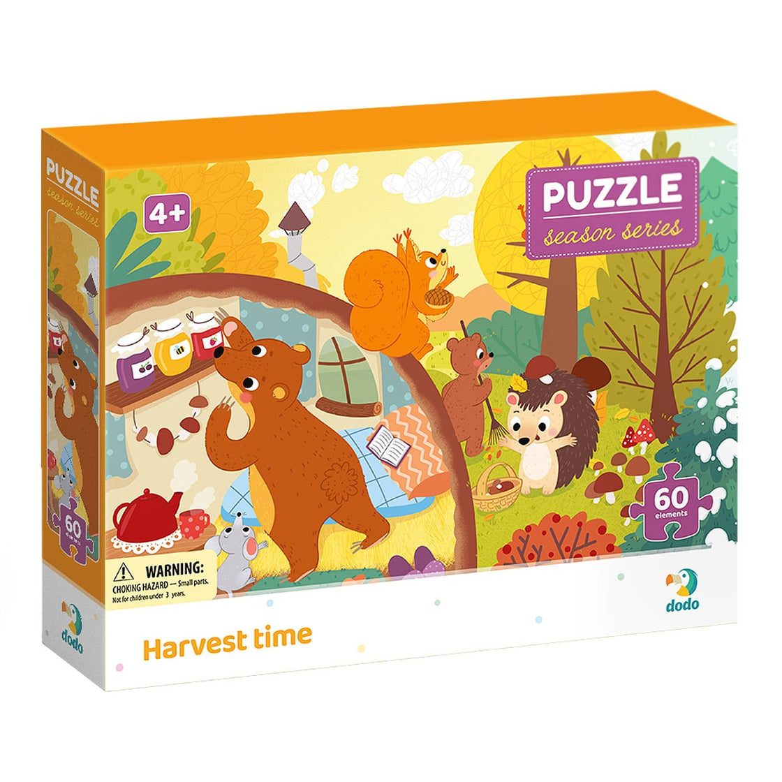 Puzzle 60 de piese, Recolta de toamna