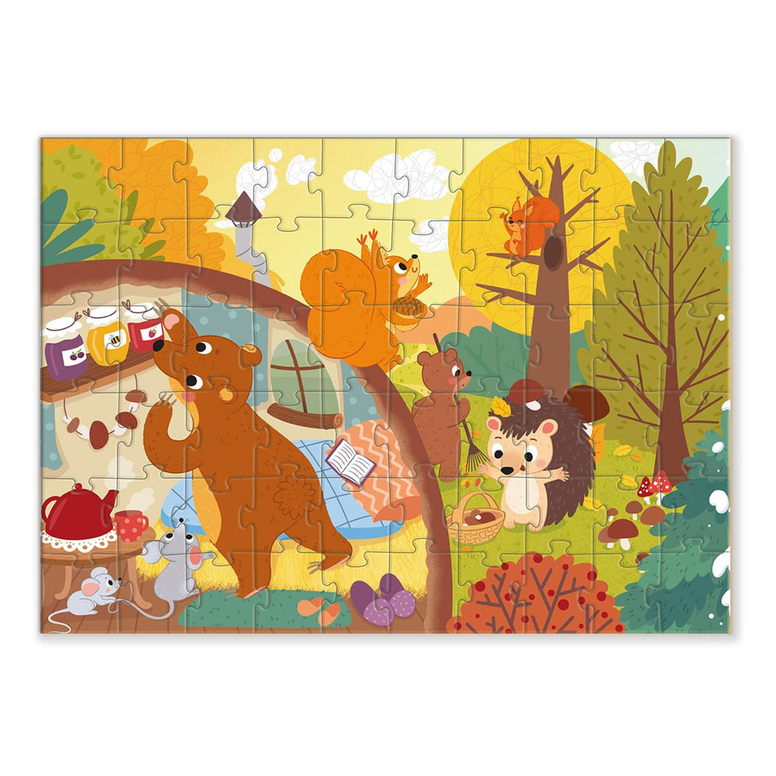 Puzzle 60 de piese, Recolta de toamna