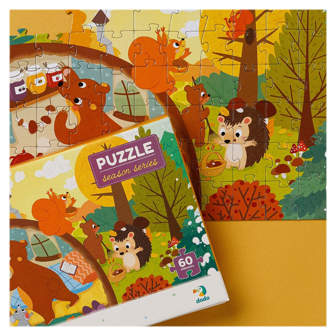 Puzzle 60 de piese, Recolta de toamna