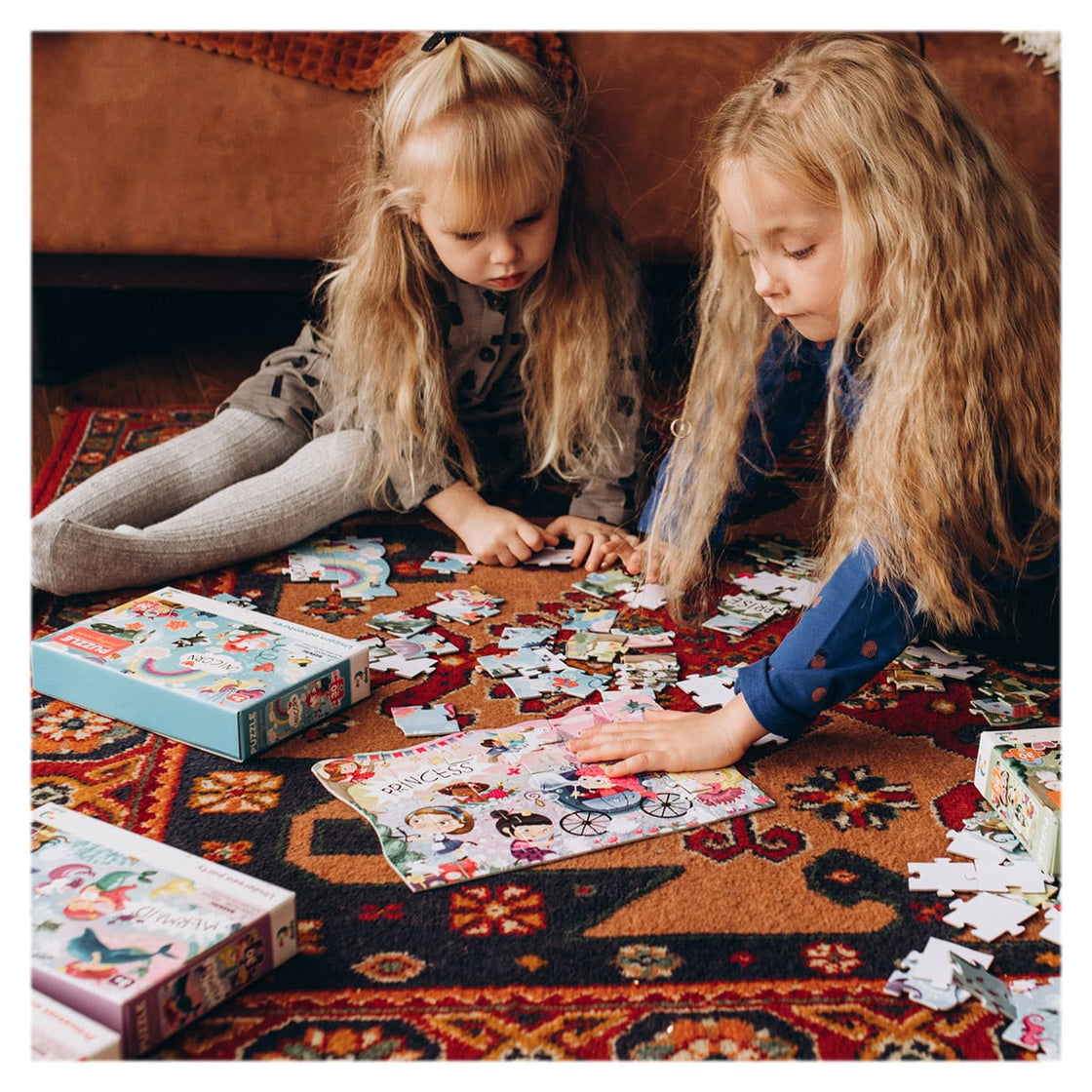 Puzzle educativ, Printesele in vacanta, 30 piese