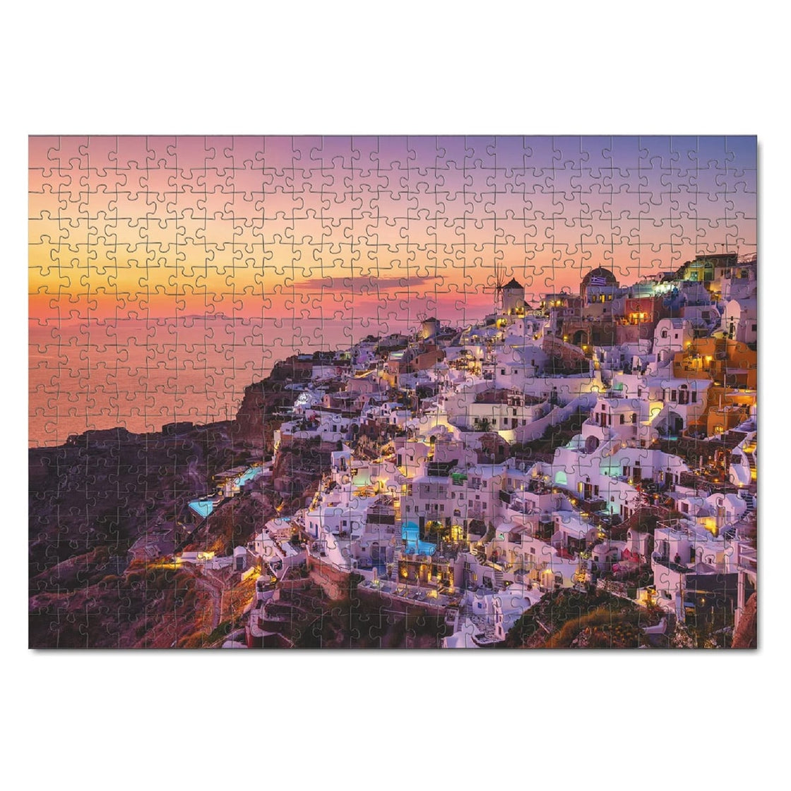 Puzzle Oia village, Grecia, 500 piese
