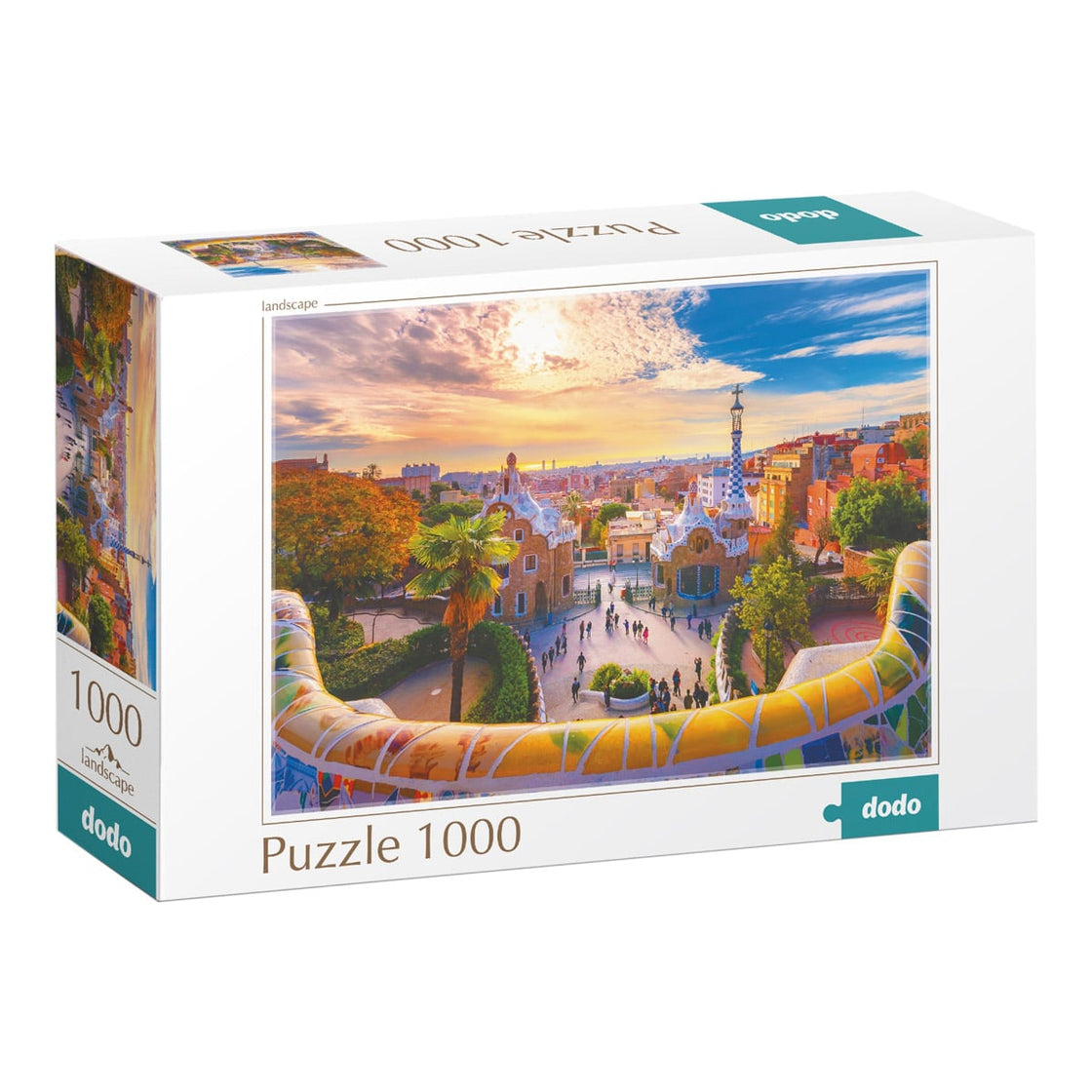 Puzzle Parcul Guell, Barcelona, 1000 piese