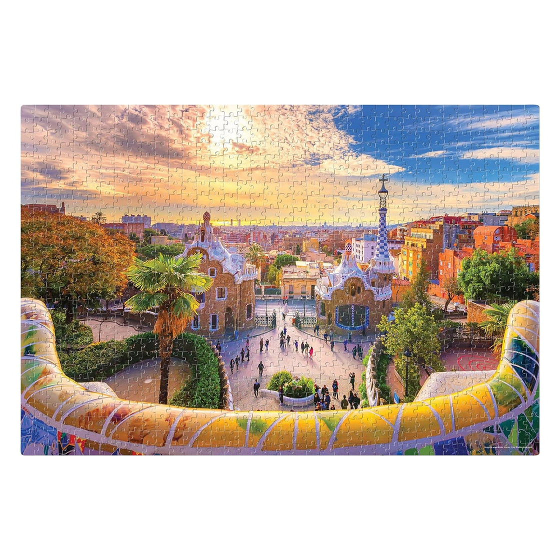 Puzzle Parcul Guell, Barcelona, 1000 piese