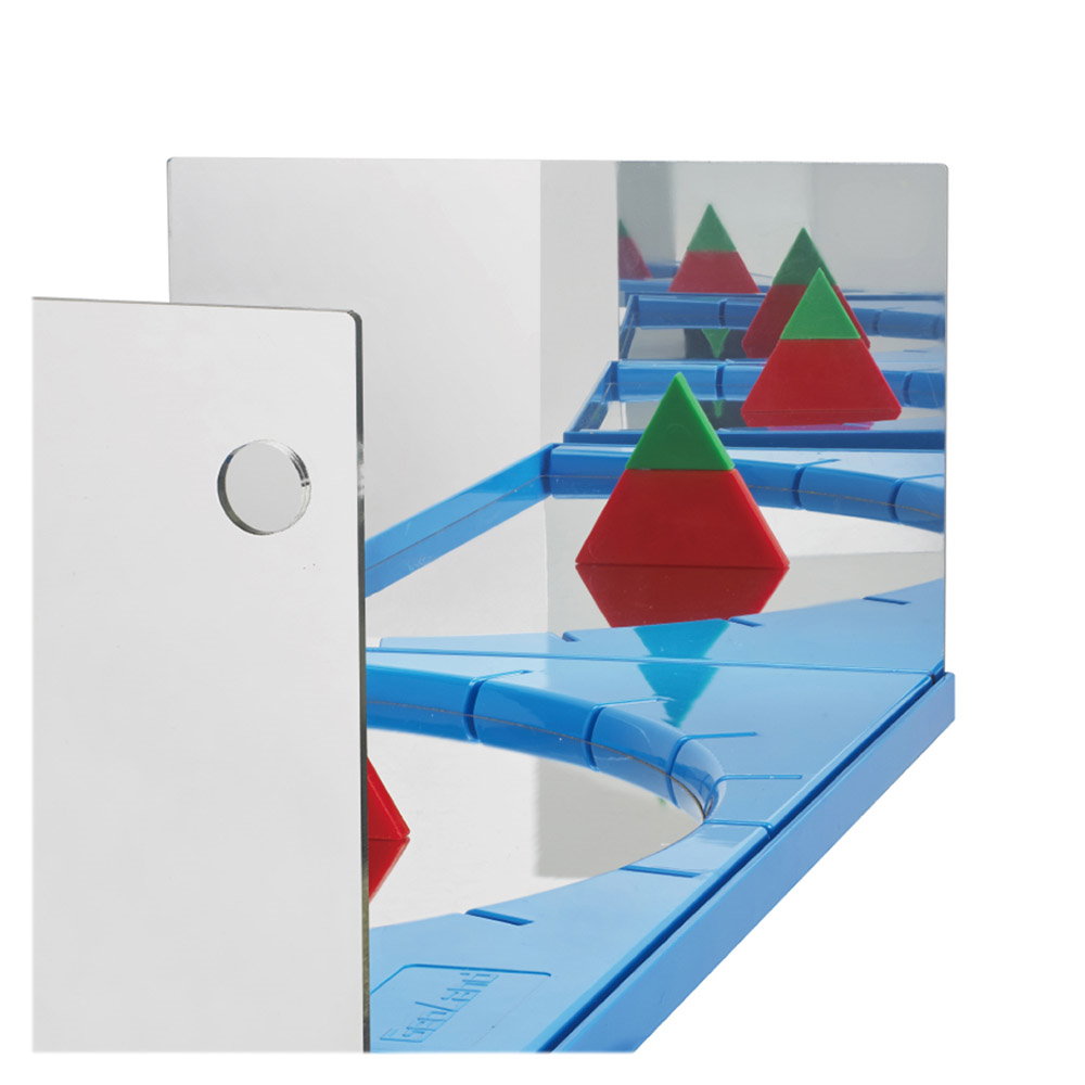 Junior Geoland, set STEM cu oglinzi si sabloane geometrice