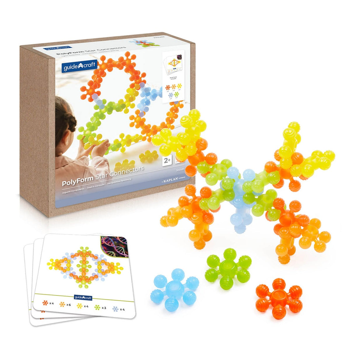 PolyForm Star, set 35 piese interconectabile, Guidecraft