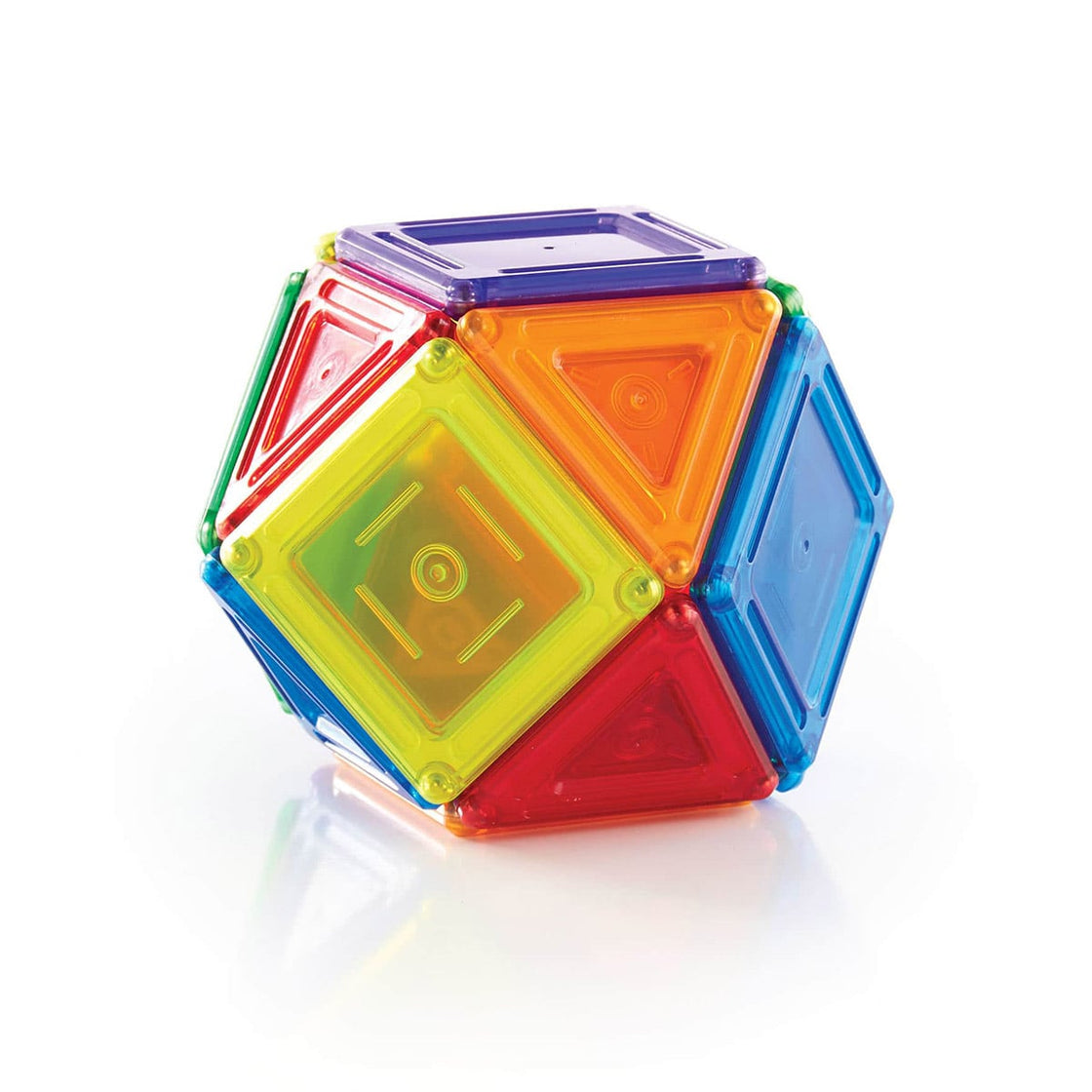 PowerClix Solids, set magnetic, 24 piese, Guidecraft