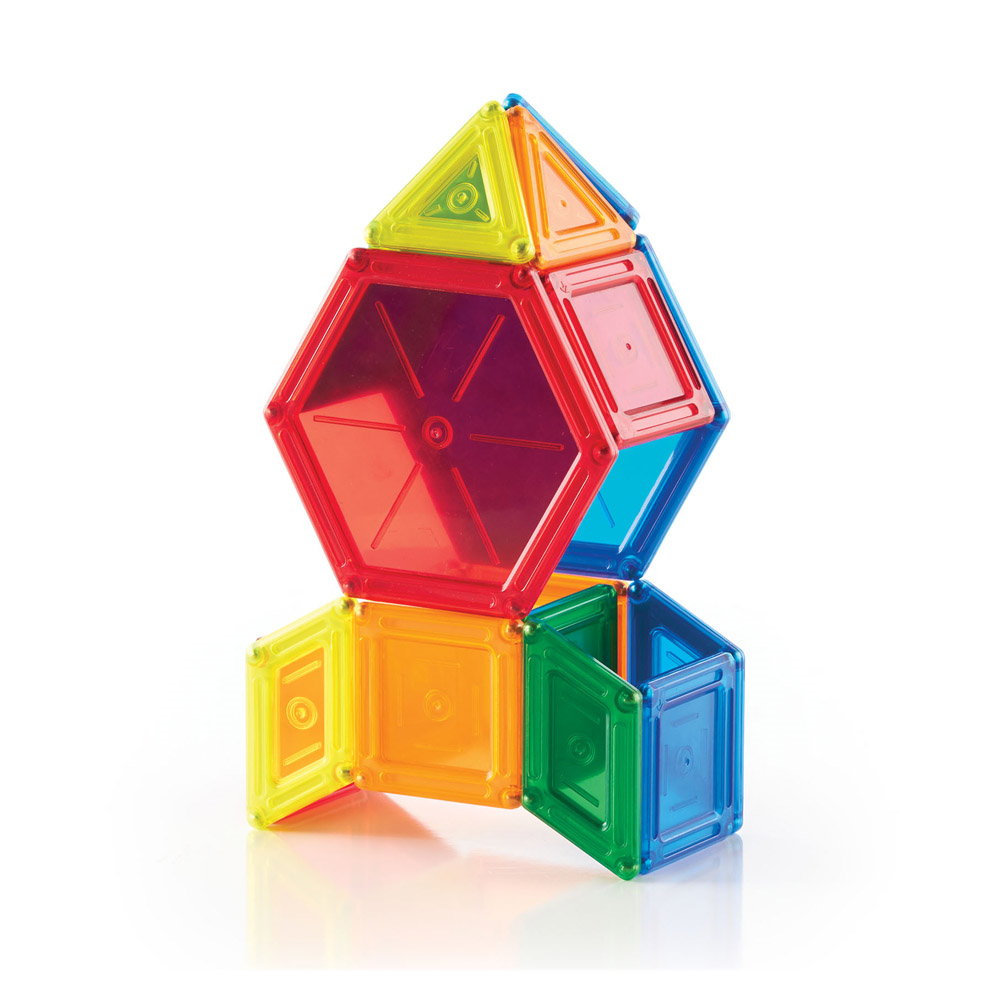 PowerClix Solids, set magnetic, 44 piese, Guidecraft