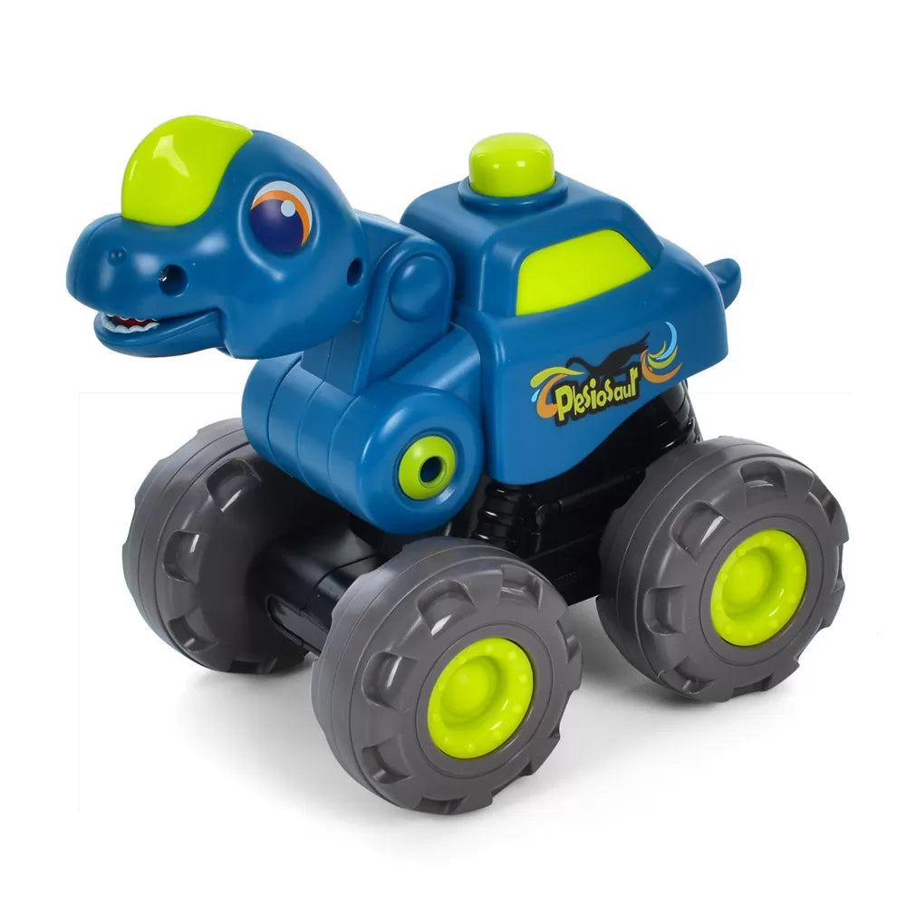 Set vehicule dinozauri cu sistem pull-back