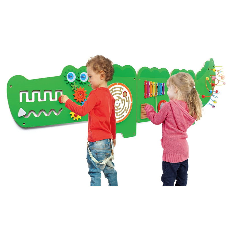 Jucarie de perete multifunctional XXL, Crocodil (187 cm)