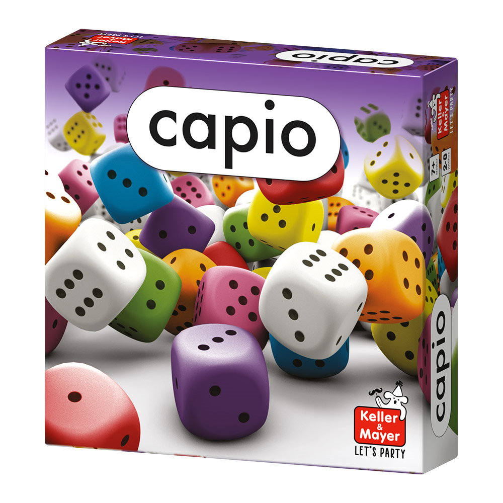 Capio társasjáték, 40 színes kockával