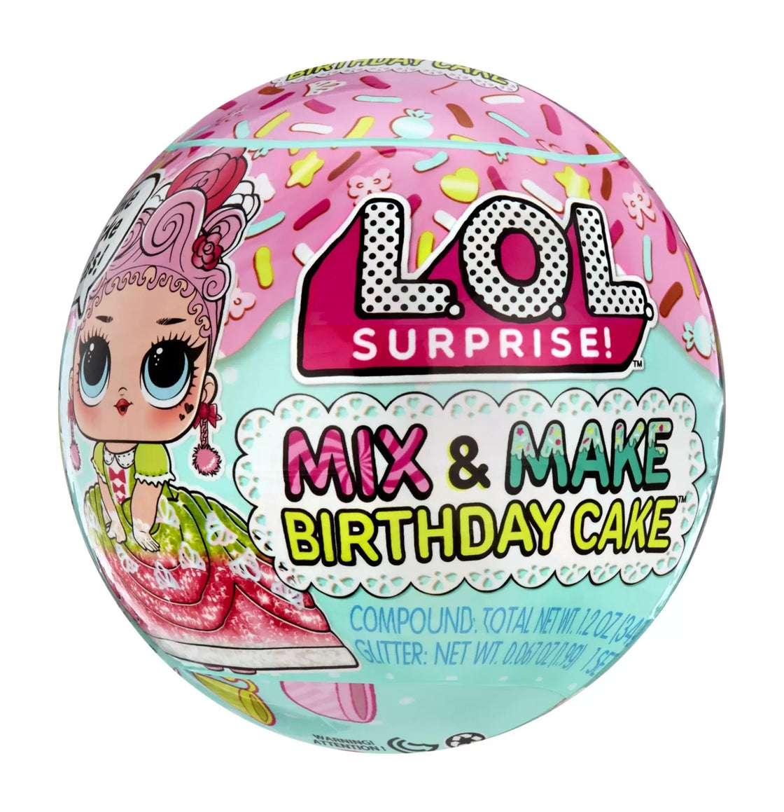 L.o.l. surprise! mix&make birthday cake papusa tots