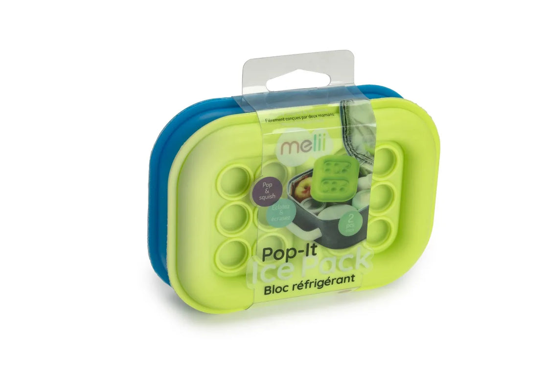 Set 2 pastile racire pop-up, melii, blue-lime