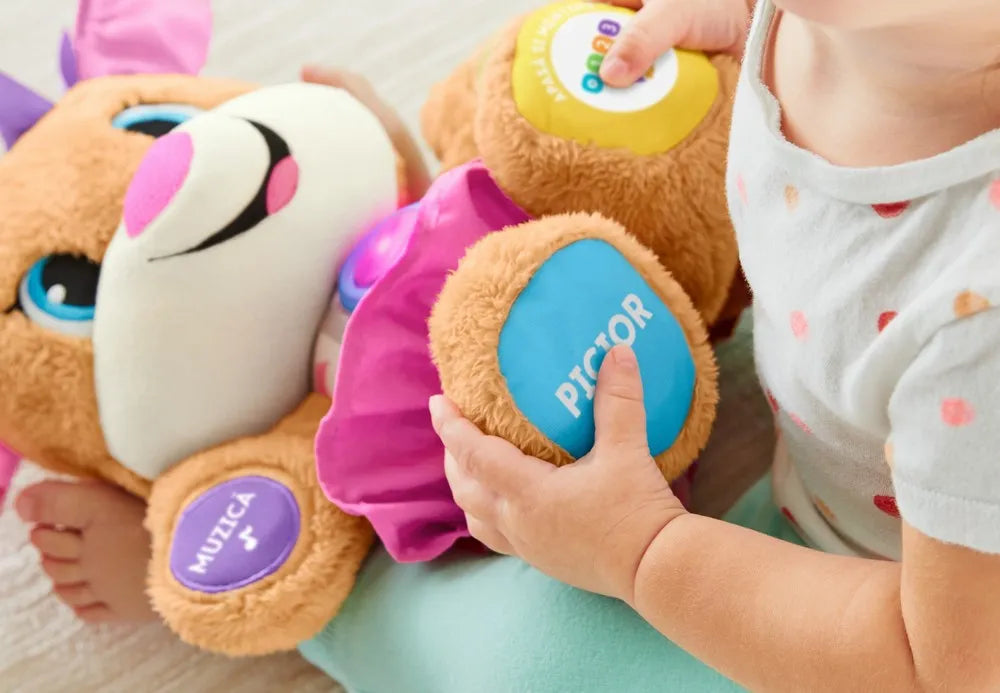 Fisher price catelusa sis vorbeste in limba romana
