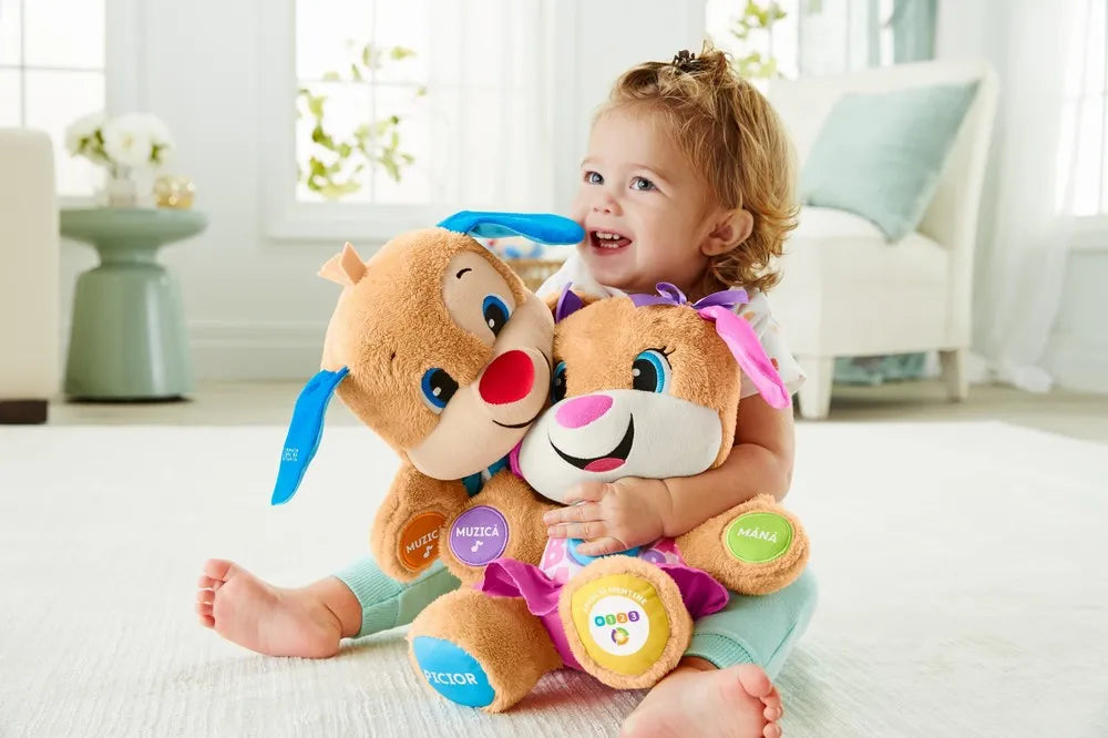 Fisher price catelusa sis vorbeste in limba romana