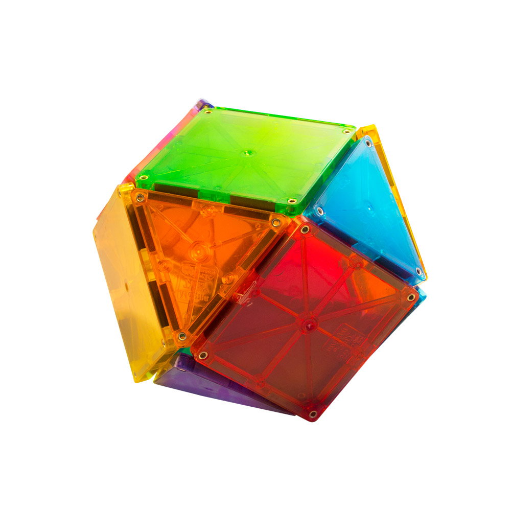 MAGNA-TILES Clear Colors, set magnetic 32 piese