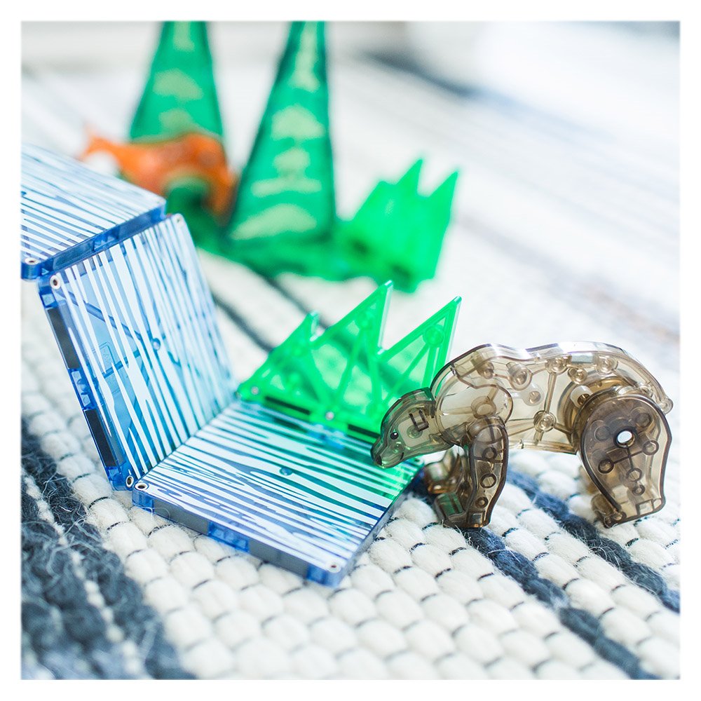 MAGNA-TILES Forest Animals, set magnetic