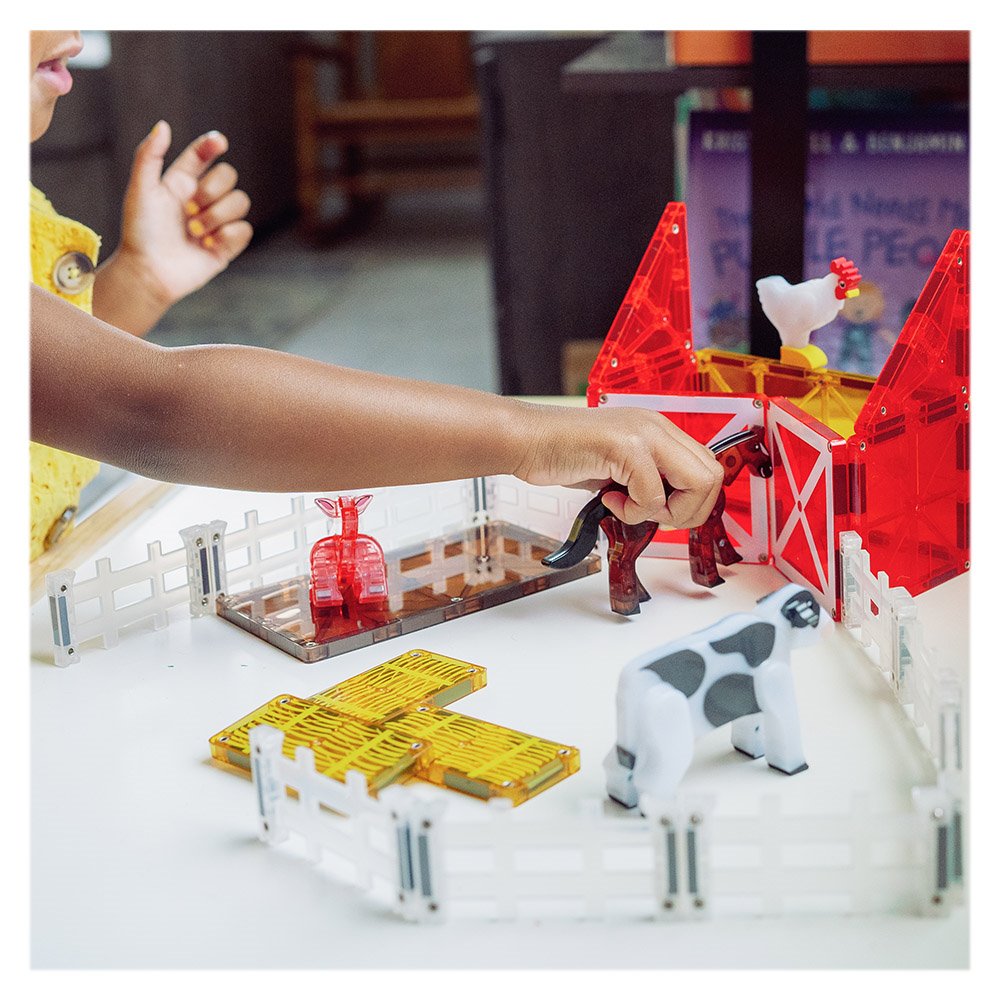MAGNA-TILES Farm Animals, set magnetic