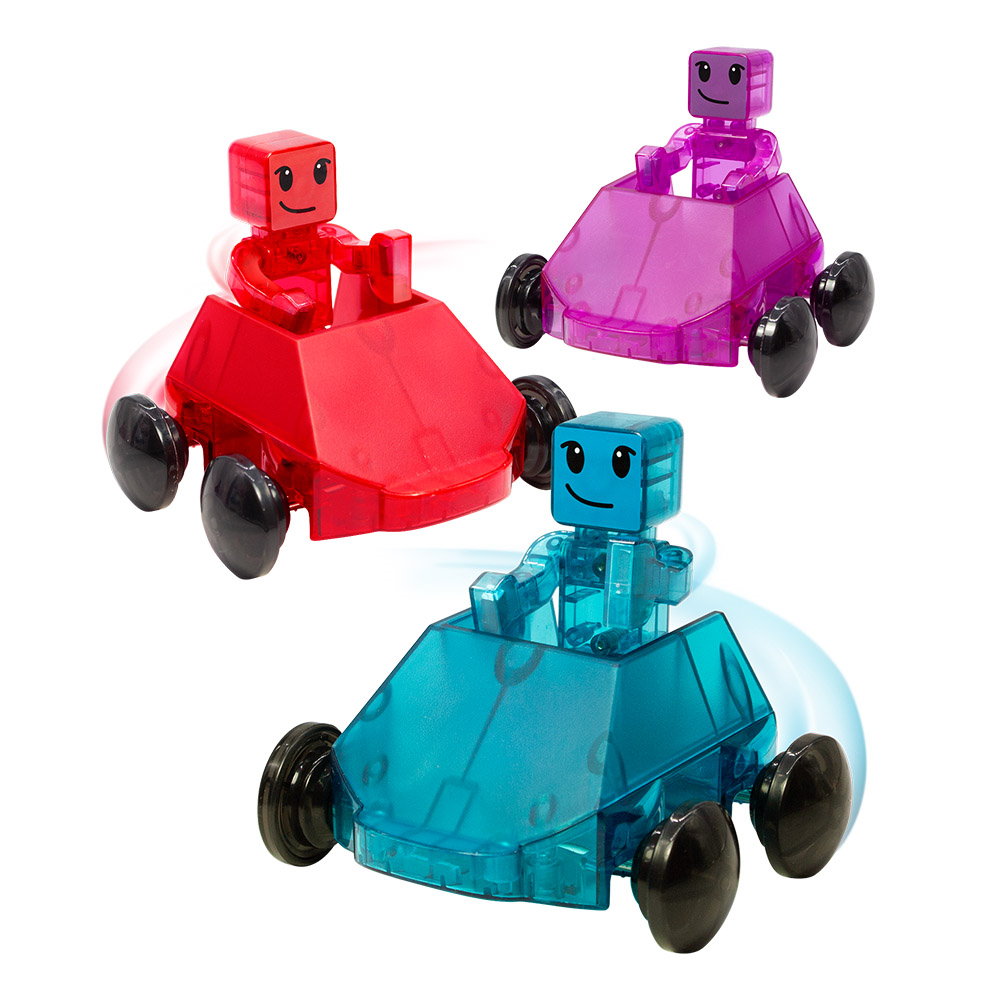 MAGNA-TILES Dashers, set magnetic 6 piese