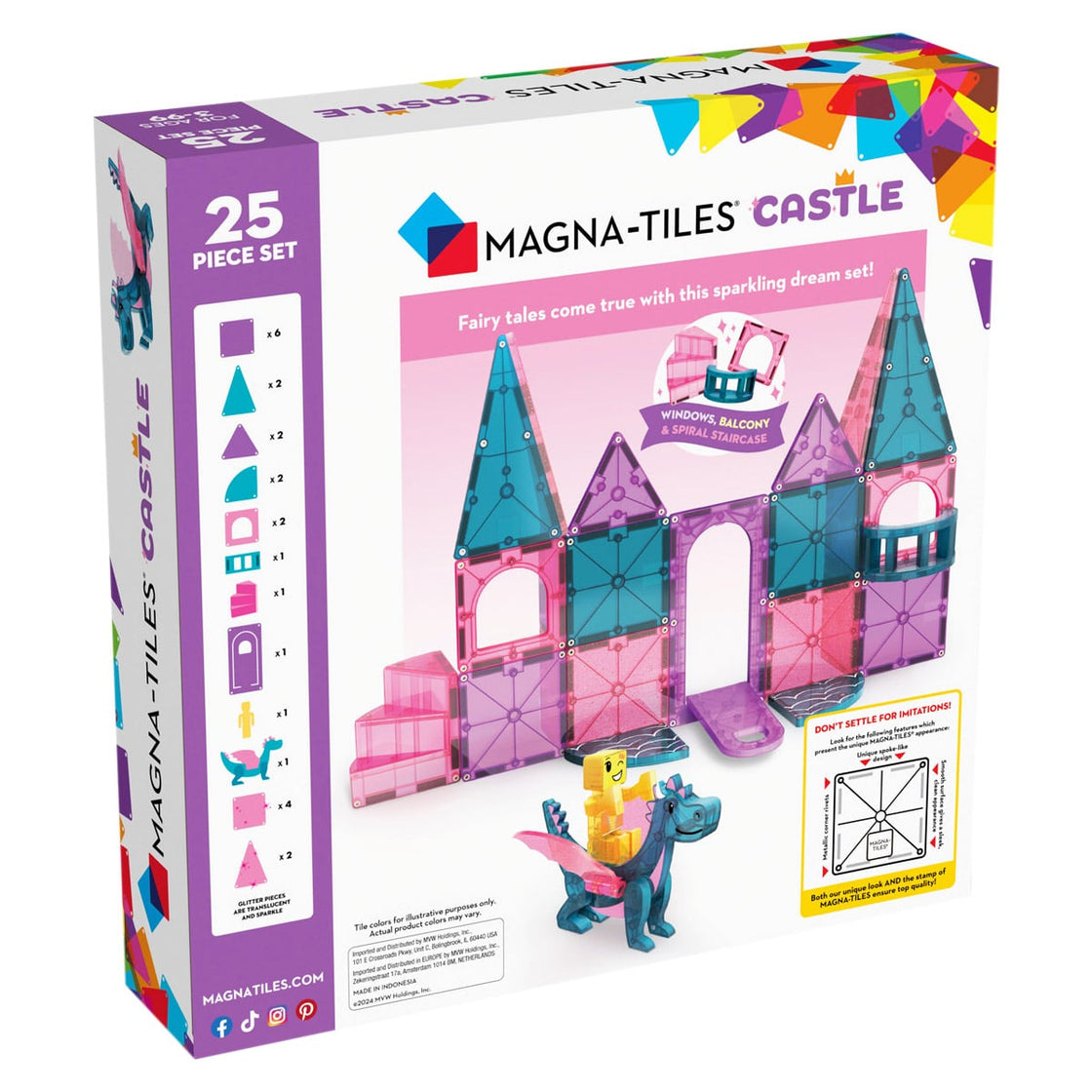 MAGNA-TILES Castle, 25 piese