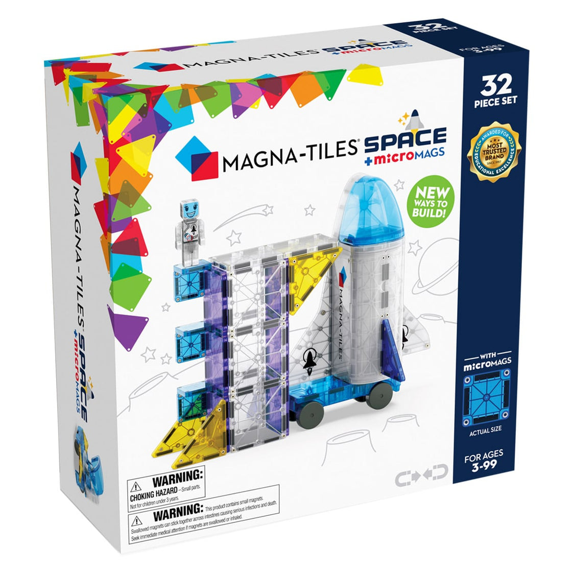 MAGNA-TILES Space, set magnetic
