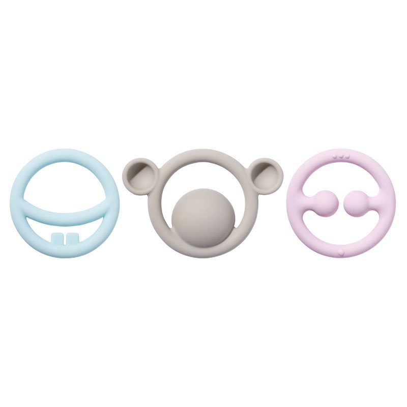 Set inele dentitie multisenzoriale, Nigi-Nagi-Nogi, pastel