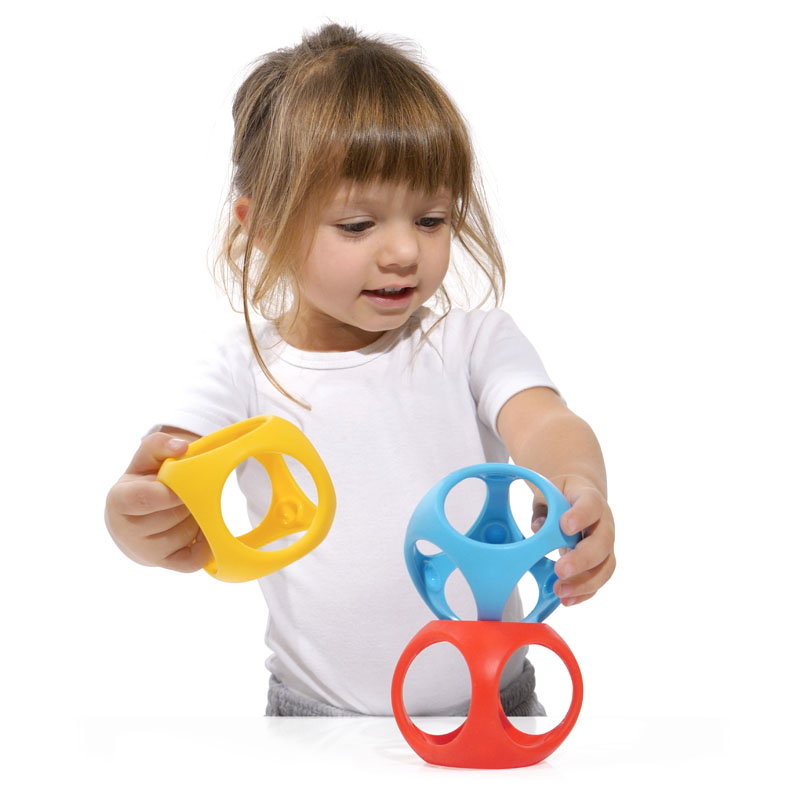 Oibo, set 3 jucarii senzoriale flexibile