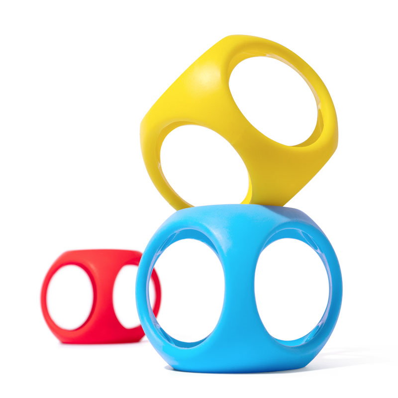 Oibo, set 3 jucarii senzoriale flexibile