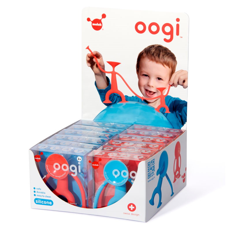 Oogi rosu, Omuletul flexibil cu ventuze