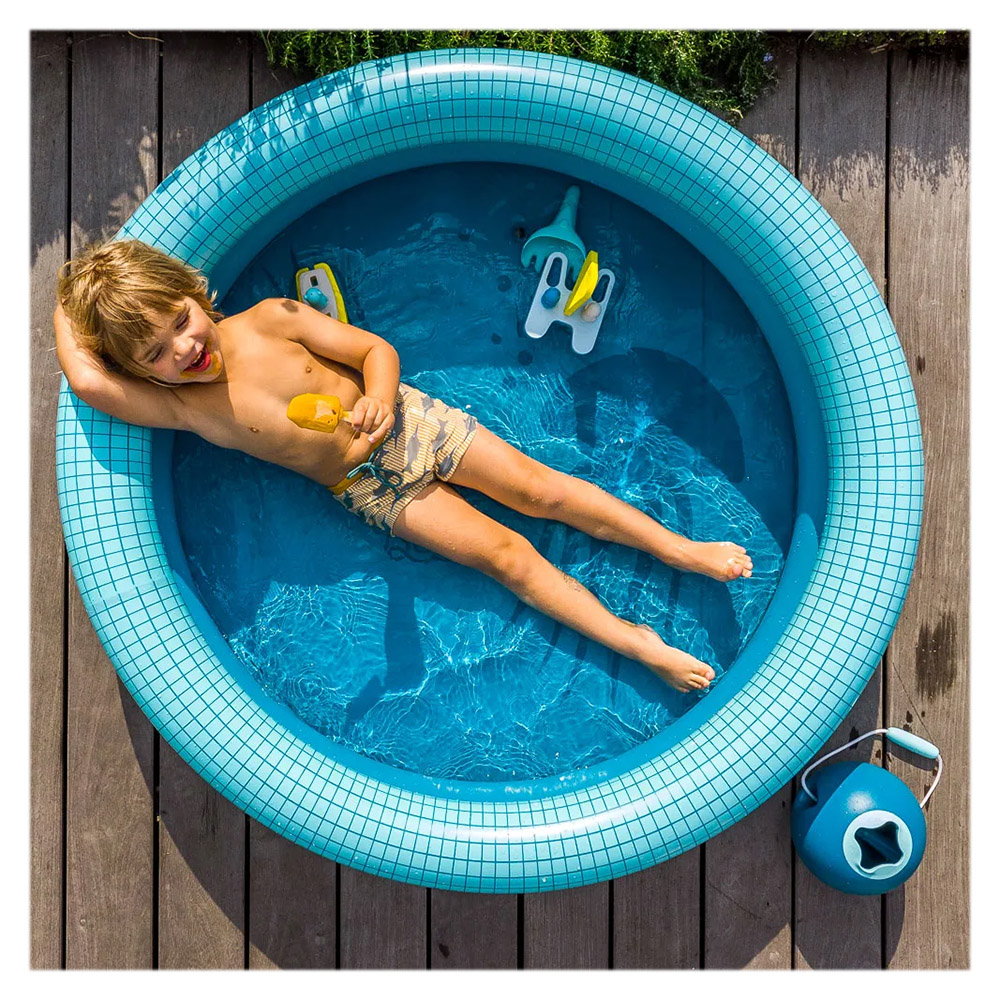 Dippy, piscina gonflabila, 120 cm, albastru, Quut Toys