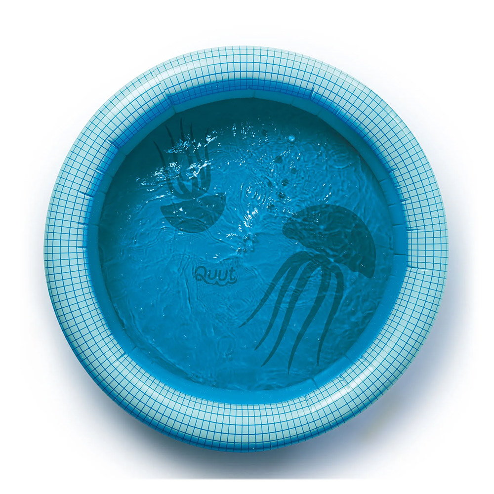 Dippy, piscina gonflabila, 120 cm, albastru, Quut Toys