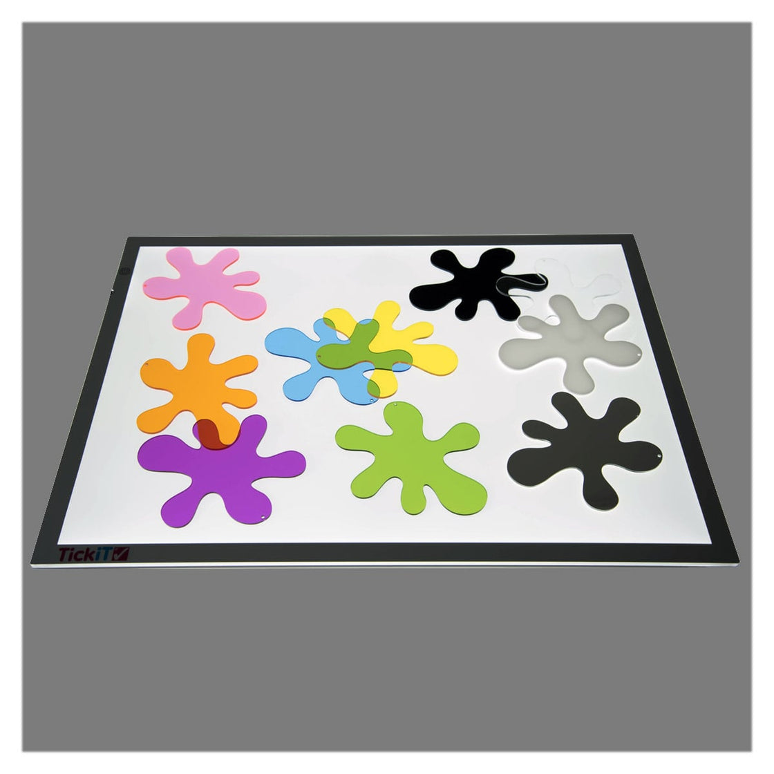Color Splats, stropi acrilici colorati, TickiT