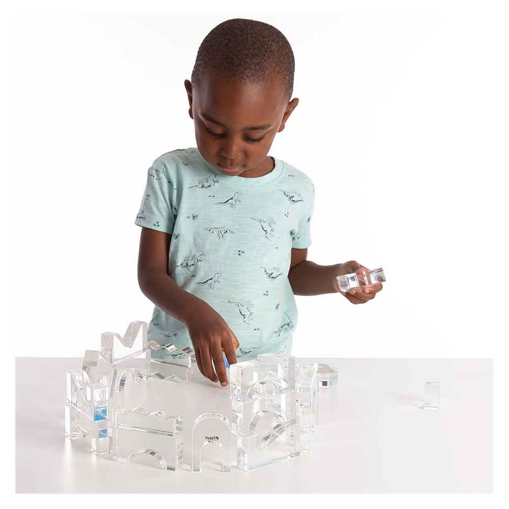 Clear Crystal, blocuri transparente, 25 buc., TickiT