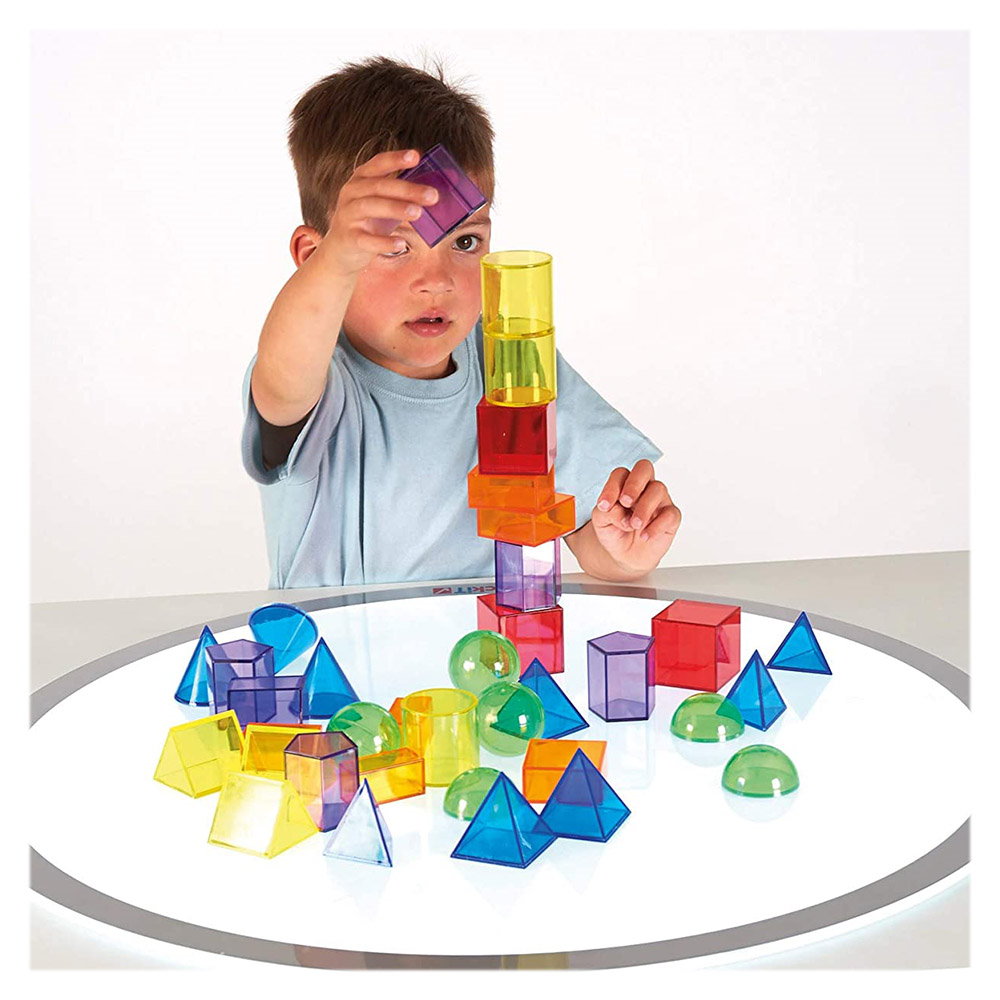 Forme geometrice 3D transparente, TickiT