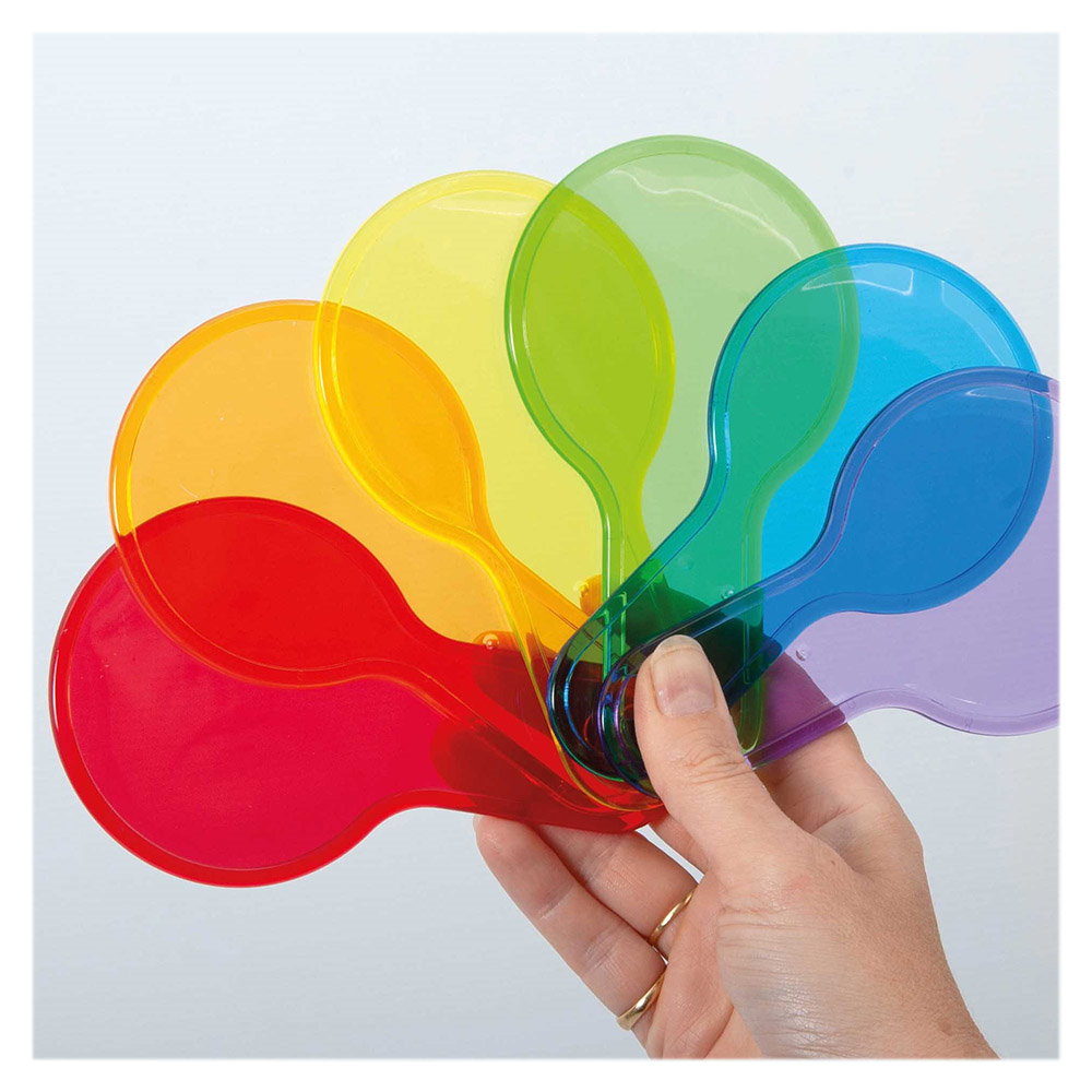Set senzorial, 6 palete colorate transparente. TickiT