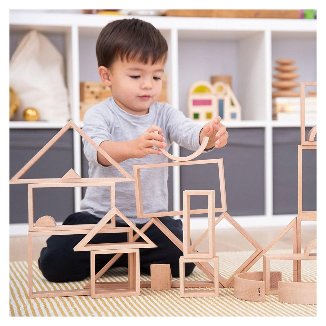 Setul Arhitectului cu 28 de forme geometrice, TickiT