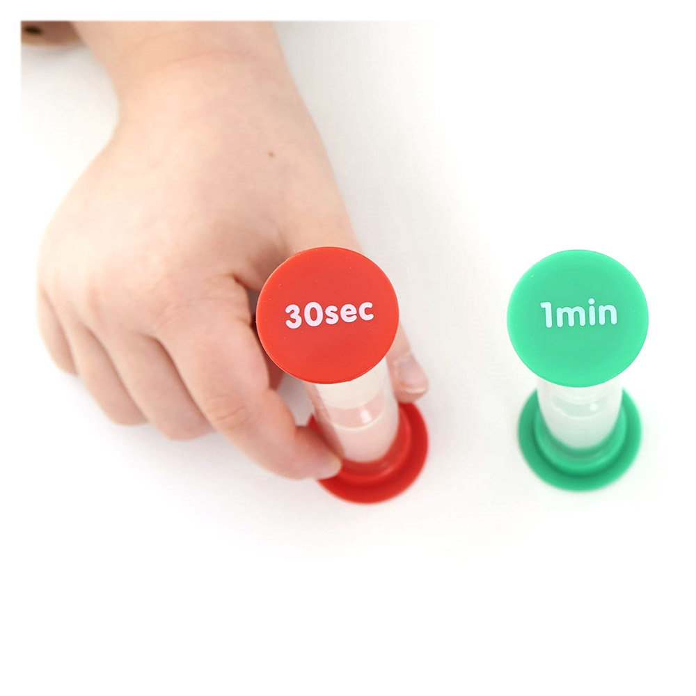 Set 5 mini clepsidre cu cronometrare diferita, TickiT