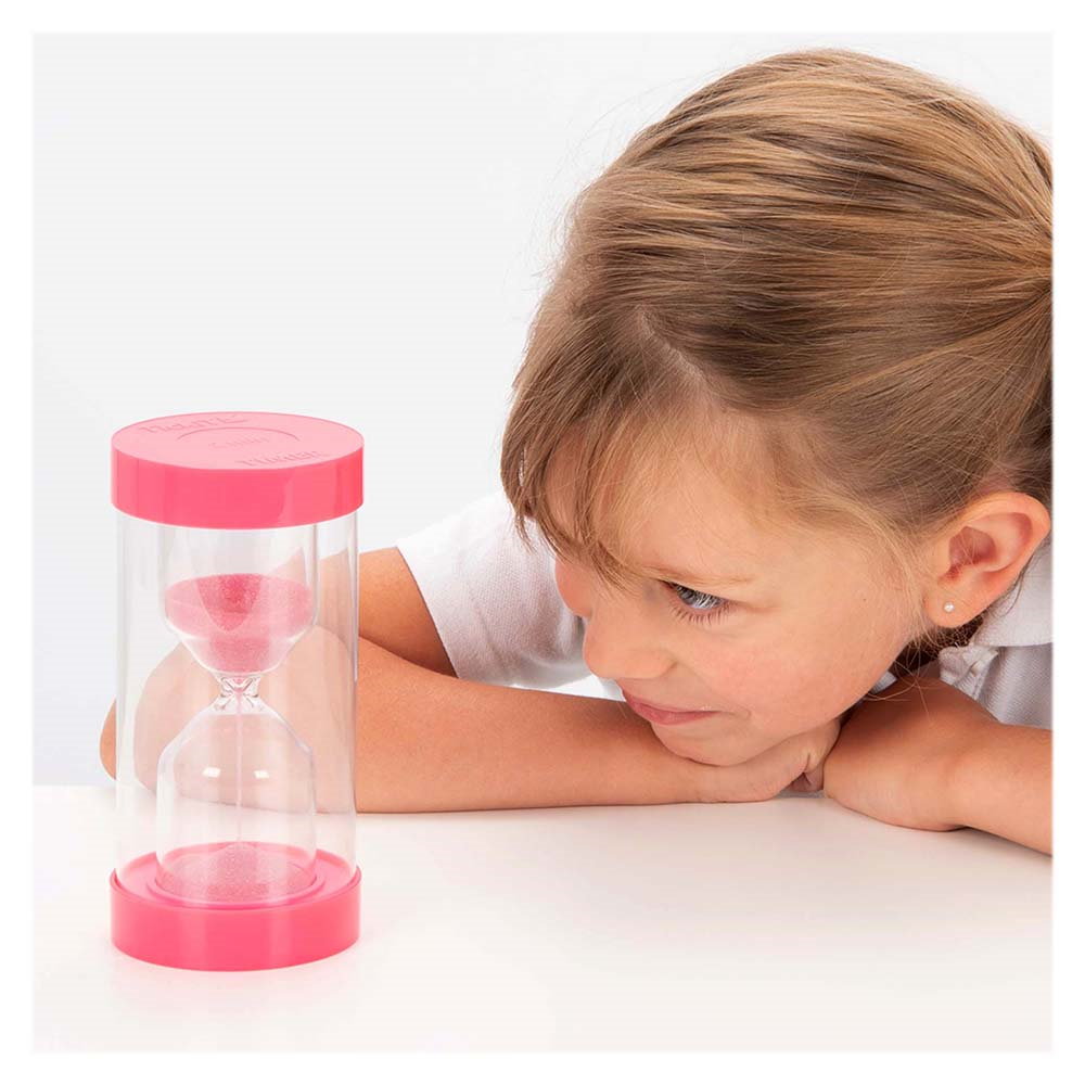 Clepsidra jumbo cu nisip roz, 2 minut, Tickit