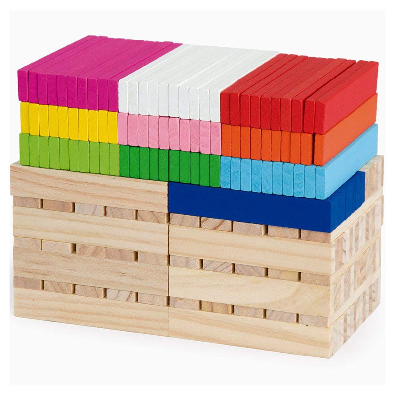 Cuburi creative din lemn 250 buc, Viga Toys