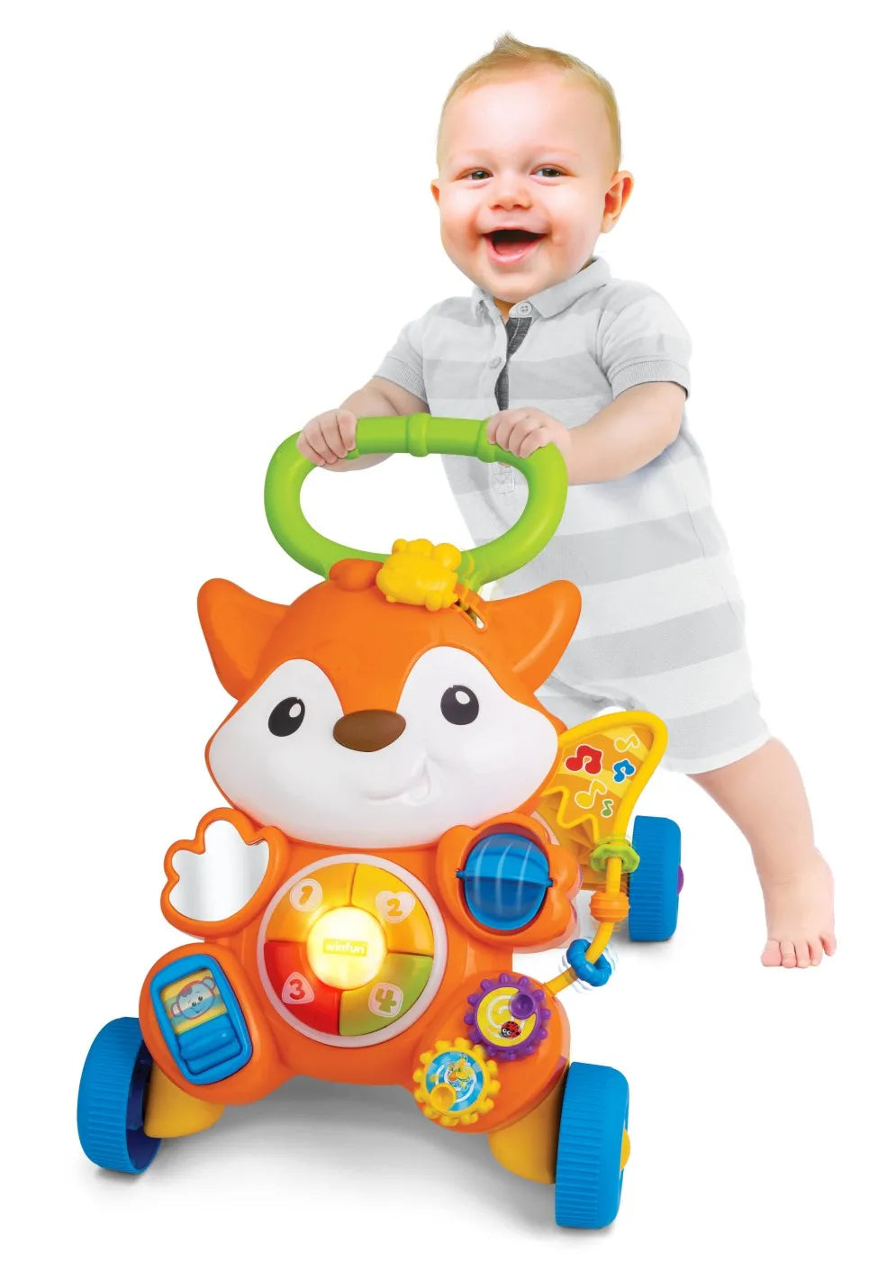 Winfun antemergator vulpe cu lumini si sunete